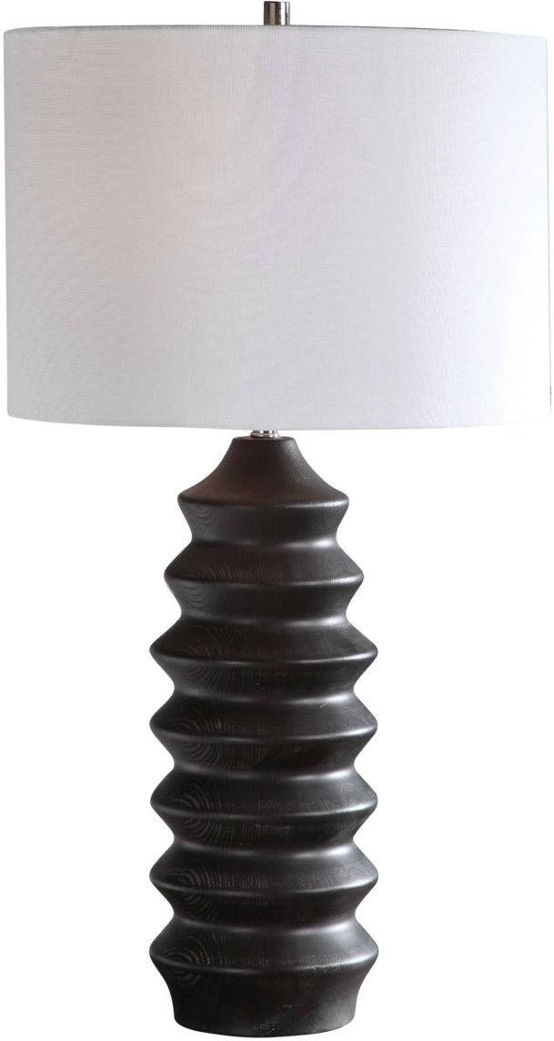 Uttermost® Uplift Black Table Lamp-0