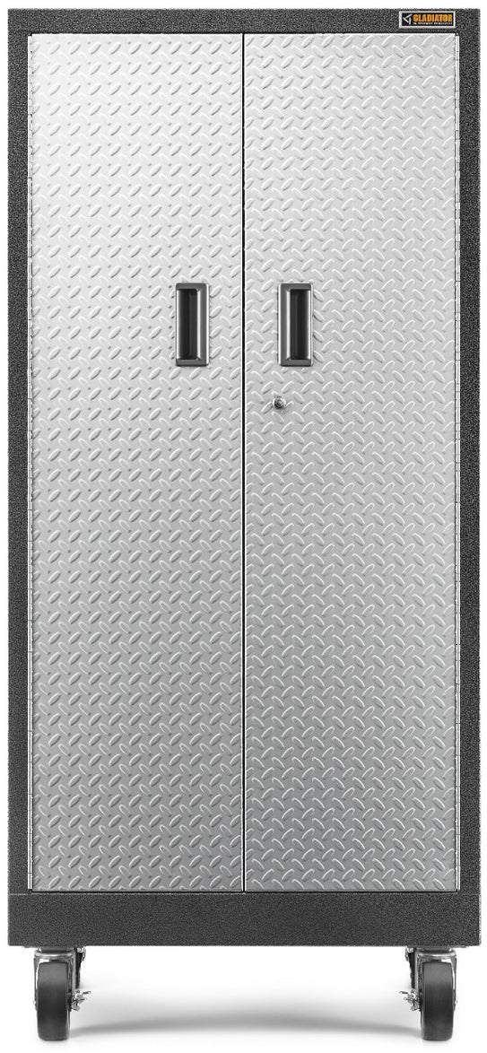 Gladiator® Premier Silver Tread Pre-Assembled Tall Gearlocker-0