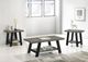 Titus Furniture 3-Piece Two-Tone Concrete Coffee/End Table Set-3