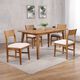 Winners Only® Portland Brown Short Panel Side Chair-3