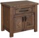 International Furniture Direct Dutton Brown Nightstand-0