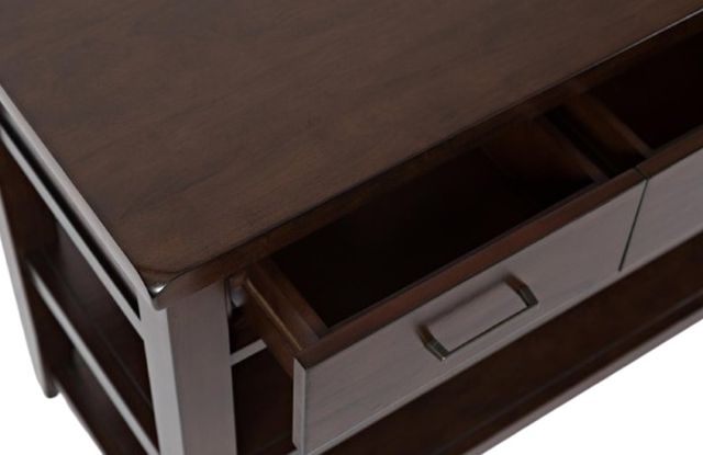 Jofran Inc. Twin Cities Brown Console Sofa Table-3