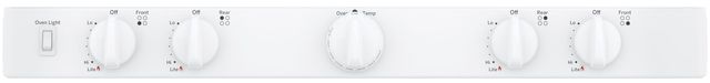 GE® 30" White Freestanding Gas Range-4