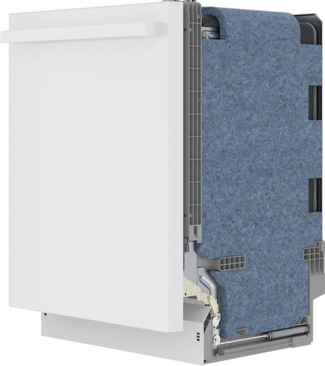 Bosch® 100 Series 24" White Top Control Built In Dishwasher-3