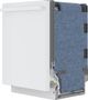 Bosch® 100 Series 24" White Top Control Built In Dishwasher-3
