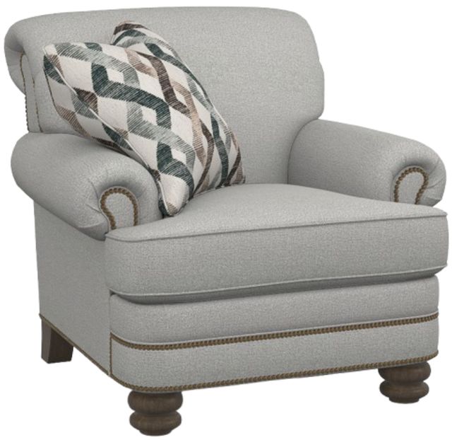 Flexsteel® Bay Bridge Silver Glacier Chair-0