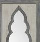 Crestview Collection Contouring Gray Wall Mirror-1