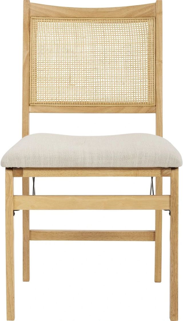Powell® Beaux Natural Folding Chair-3