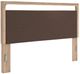 Signature Design by Ashley® Hollymount Brown/Tan King Upholstered Panel Headboard-0