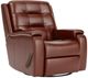 Flexsteel® Customizable Arlo Leather Manual Swivel Glider Recliner-1