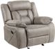 Steve Silver Co. Tyson Gray Manual Glider Recliner-0