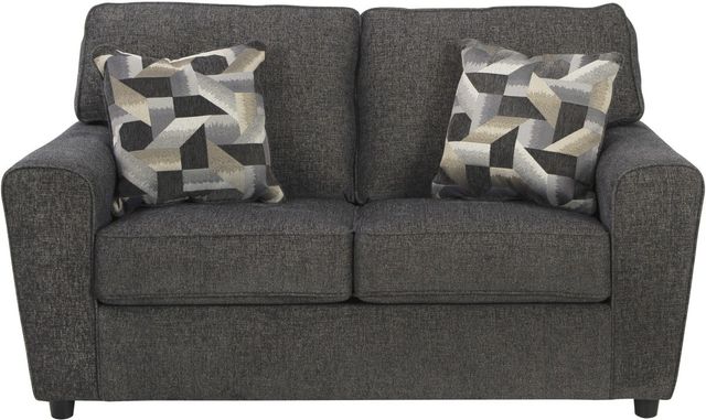 Signature Design by Ashley® Cascilla Slate Loveseat-1