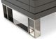 VIG Furniture Modrest Splendor Dark Gray Slatted Nightstand-3