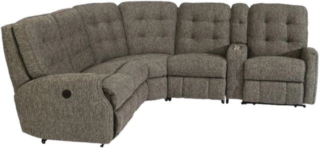 Flexsteel® Customizable Devon 6-Piece Power Reclining Sectional with Power Headrests-3