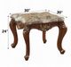 ACME Furniture Shalisa Marble Top End Table with Walnut Base-2