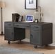 ACME Furniture Actaki Sandy Gray Executive Writing Desk-3