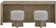 Bernards Pagosa 3-Piece Beige/Dublin Console and Stool Set-2