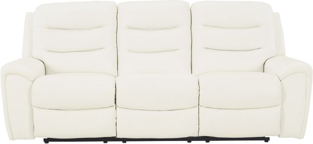 Signature Design by Ashley® Warlin White Power Reclining Sofa-2