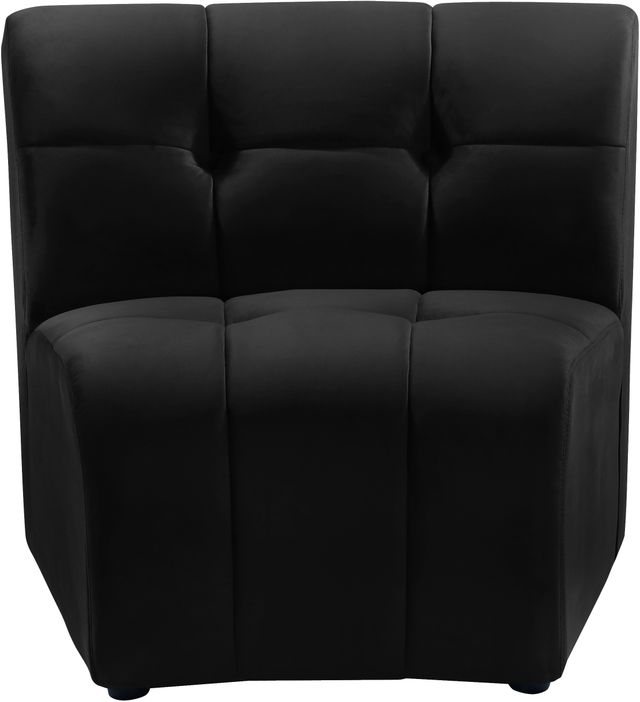 Meridian Furniture Limitless Black Velvet Modular Chair-0