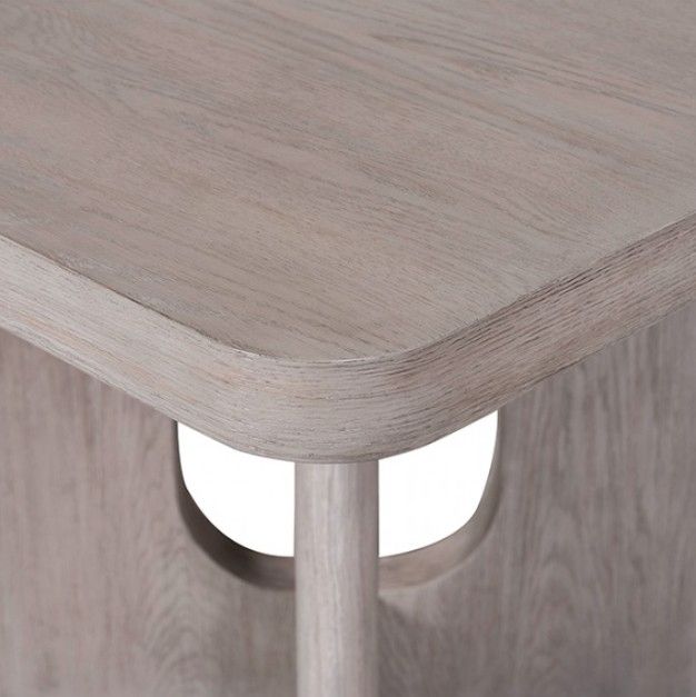 Furniture of America® Sterling West White Oak Square Counter Table-3