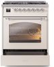 Ilve® Nostalgie II Series 30" Antique White Pro Style Dual Fuel Range-4