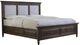 Mavin Customizable Vineyard Haven Queen Upholstered Bed with High Footboard -0