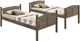Coaster® Flynn Weathered Brown Twin/Twin Bunk Bed-4