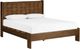 Four Hands Halston Heirloom Sienna/Terra Brown Ash Queen Upholstered Panel Bed-0