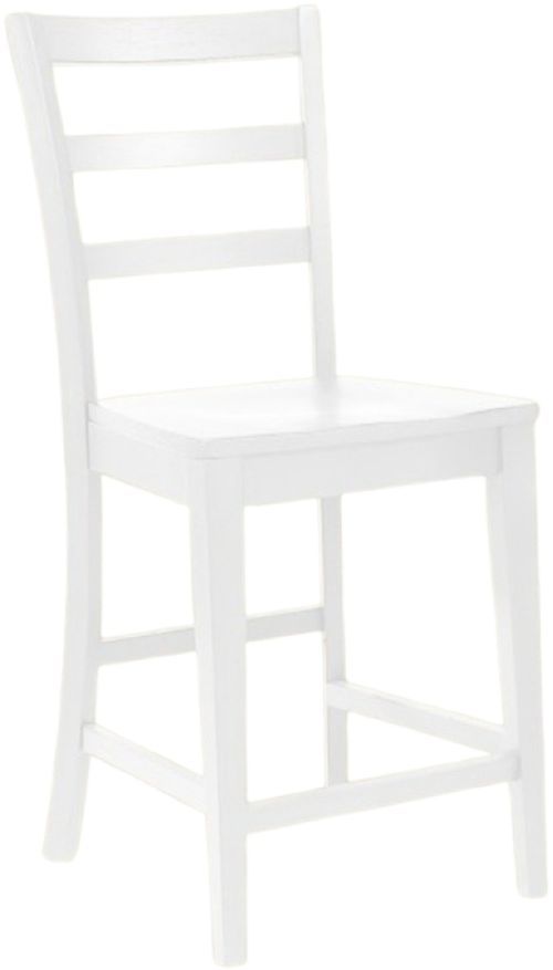 Winners Only® Bay City White Bar Stool-0