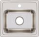 Elkay Lustertone® Classic Lustrous Satin 17" x 16" x 10-1/8" 1-Hole Single Bowl Drop-In Sink-1