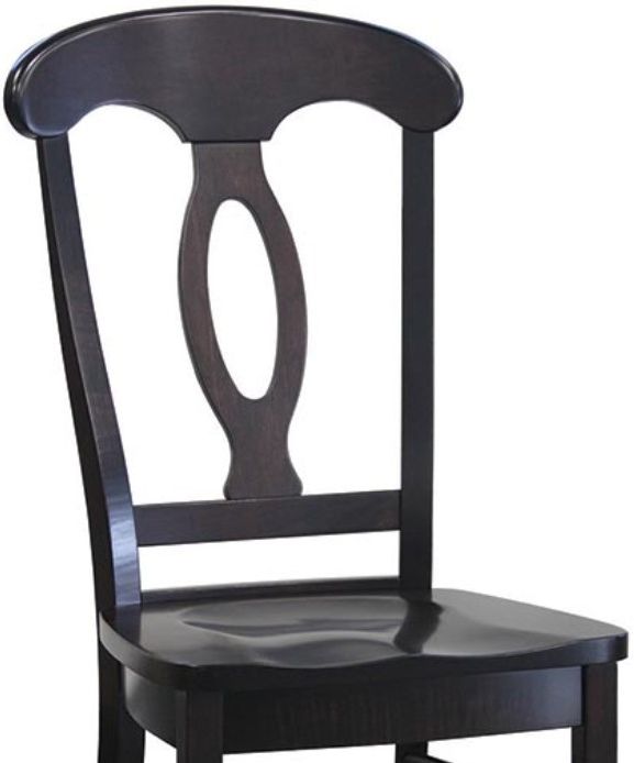 Urban Collections by Yutzy Woodworking Napoleon Black Office Side Chair-1