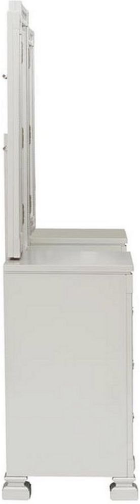 Mazin Furniture Bevelle Silver Vanity Table-2