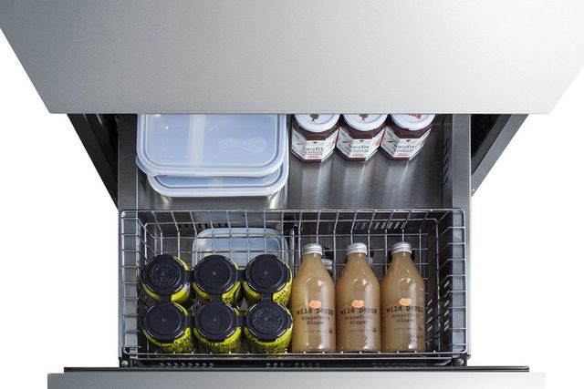 Summit® 4.8 Cu. Ft. Panel Ready Refrigerator Drawer -8