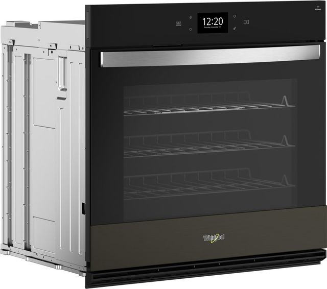 Whirlpool® 30" PrintShield™ Black Stainless Steel Single Electric Wall Oven-2