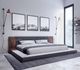 VIG Furniture Nova Domus Jagger Dark Gray/Walnut Queen Panel Bed-1