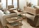 Hooker® Furniture Banyon Bay Desert Oak Cocktail Table with Brushed Brass Support-5