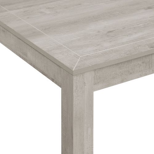 Elements International Eleanor 7-Piece White Dining Set-3