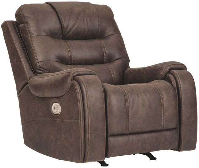Signature Design by Ashley® Yacolt 3-Piece Walnut Living Room Set with Power Reclining Sofa-3