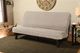 Kodiak Furniture Carson Corduroy Fog/Java Full Futon-1