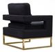 Diamond Sofa® Lake Black/Gold Accent Chair-1