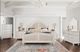 American Woodcrafters 3910 Rodanthe Dove White Complete Queen Woven Bed-1