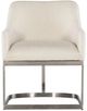 Hooker® Furniture Modern Mood Inverness Natural/Warm Pewter Upholstered Dining Arm Chair-2