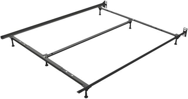 Rize Home Deluxe Queen/King/California King Double Center Support Bed Frame with Glides and 6 Legs-0