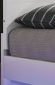 Furniture of America® Erlach Chrome/White Queen Panel Bed-2