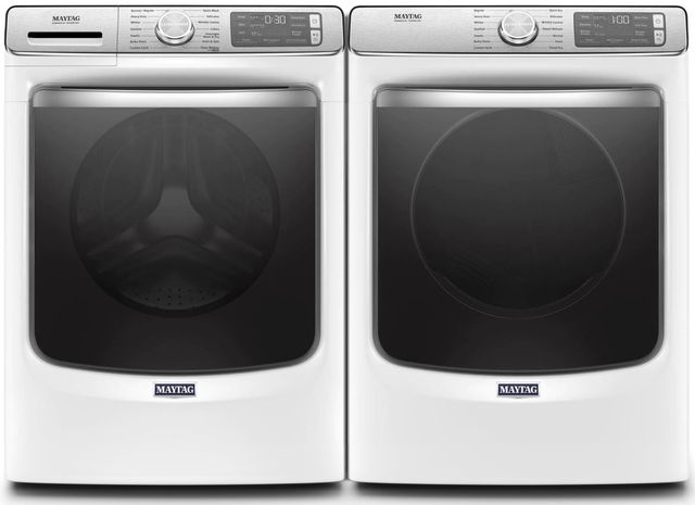 Maytag® White Front Load Washer & Electric Dryer Laundry Pair-0