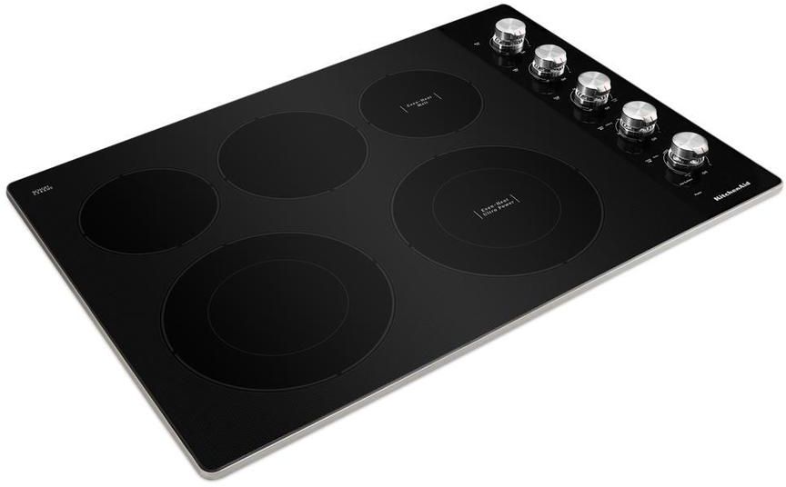 KitchenAid 30" Stainless Steel Electric Cooktop - Thumbnail 3