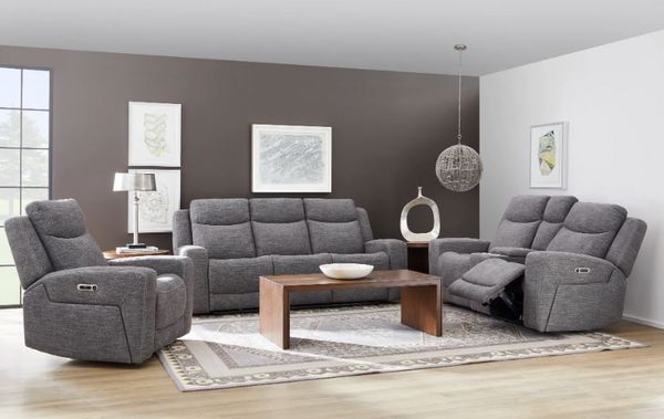 Flexsteel Ridge Granite Power Recliner with Power Headrest