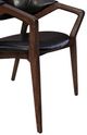 Furniture Classics Chavez Black/Brown Dining Arm Chair-5