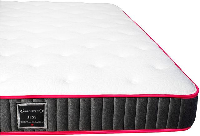 Dreamstar Bedding Pocket Coils Collection Jess 8" Wrapped Coil Medium Tight Top Twin XL Mattress in a Box-3