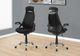 Chaise de bureau en tissu noir Monarch Specialties®-0